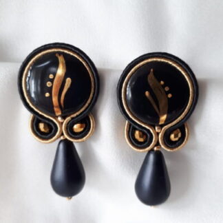 Orecchini Oro - Nero