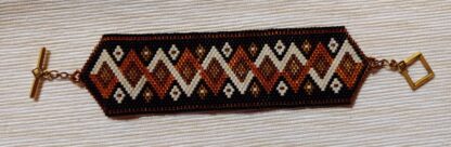 Bracciale Nero Arancio